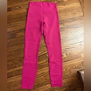 Hot Pink Lululemon Align Leggings